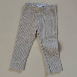 Jamie Kay Ribbed Leggings Oatmeal 3-6M